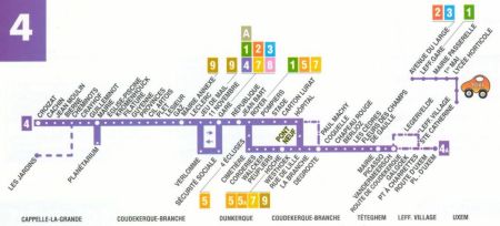 Autobus - Ligne 4
